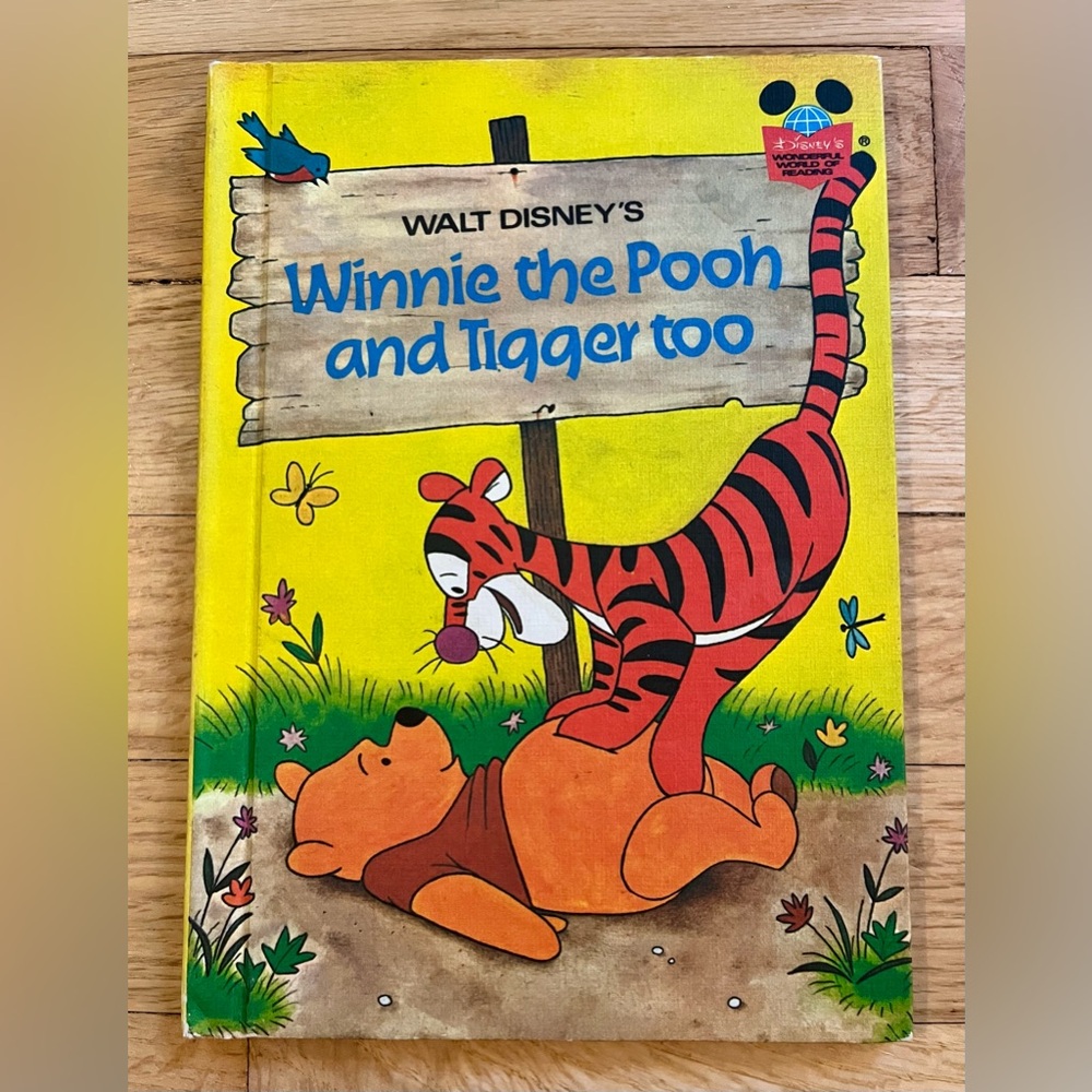 Vintage Walt Disney's Winnie the Pooh and Tigger Too Book Random House